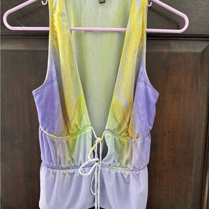 AFRM Marina Tie-Front top S